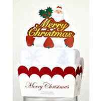 イベント用品・パーティーグッズ／クリスマス景品セット・クリスマスプレゼントセット／クリスマス景品　ケーキ風デコレーションタオル　40ヶセット