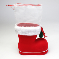 イベント用品・パーティーグッズ／クリスマス景品セット・クリスマスプレゼントセット／クリスマス景品用赤い長靴　10ヶセット