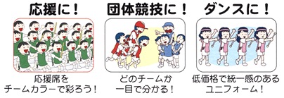 イベントグッズ・パーティ用品／運動会用品・応援グッズ／お遊戯・ダンス　簡易ポンチョ　10枚セット