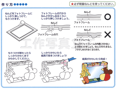 イベント用品・パーティーグッズ／手作りキット・手作りグッズ・子供工作アイテム／工作キット　手作り写真立て