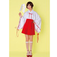 イベント用品・パーティグッズ／コスチューム・仮装／コスプレ　巫女　ミニ