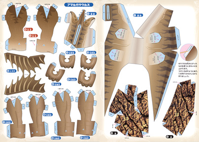 イベント用品・パーティーグッズ／手作りキット・手作りグッズ・子供工作アイテム／ペーパークラフト　恐竜